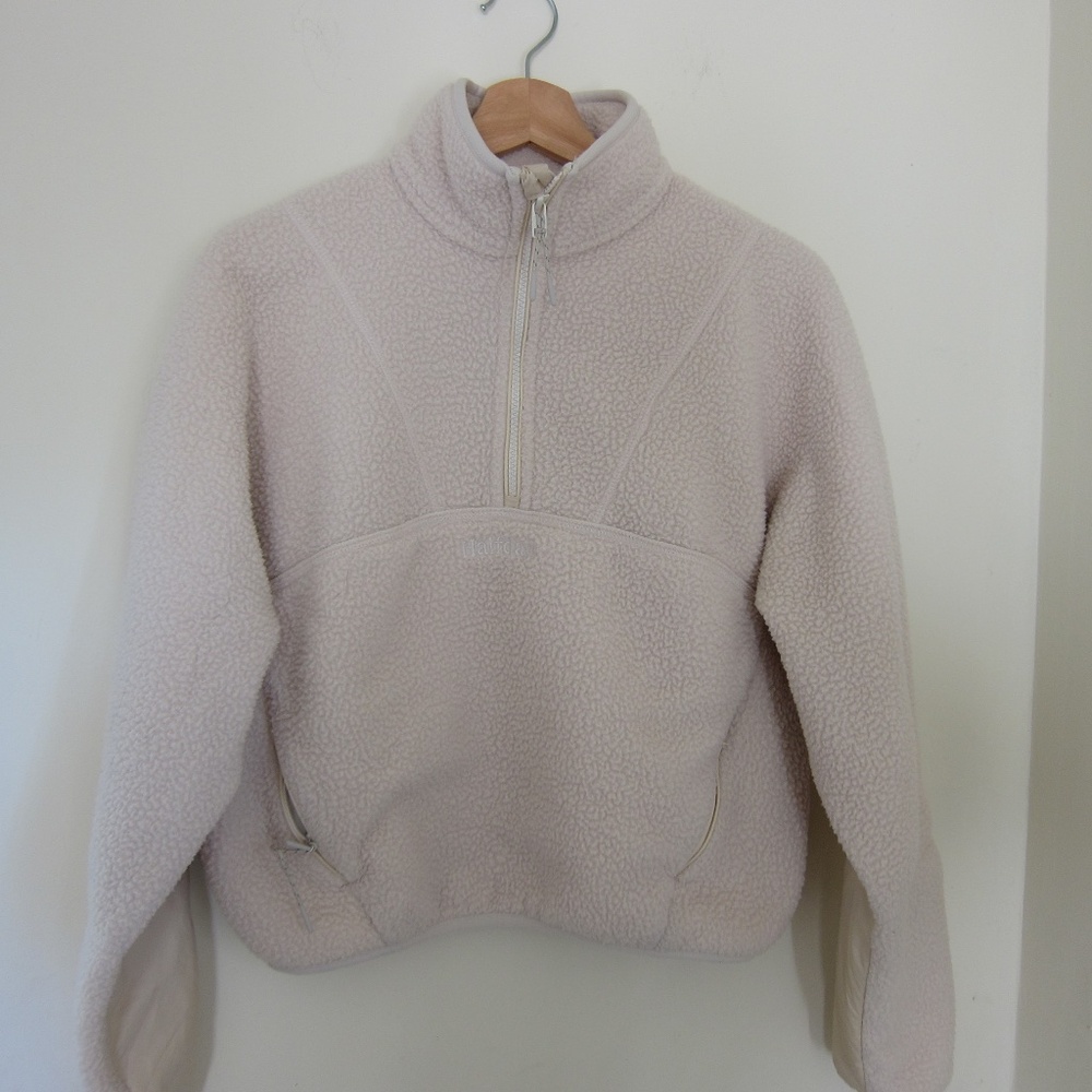 Halfdays oatmilk Pieper fleece, women's xs